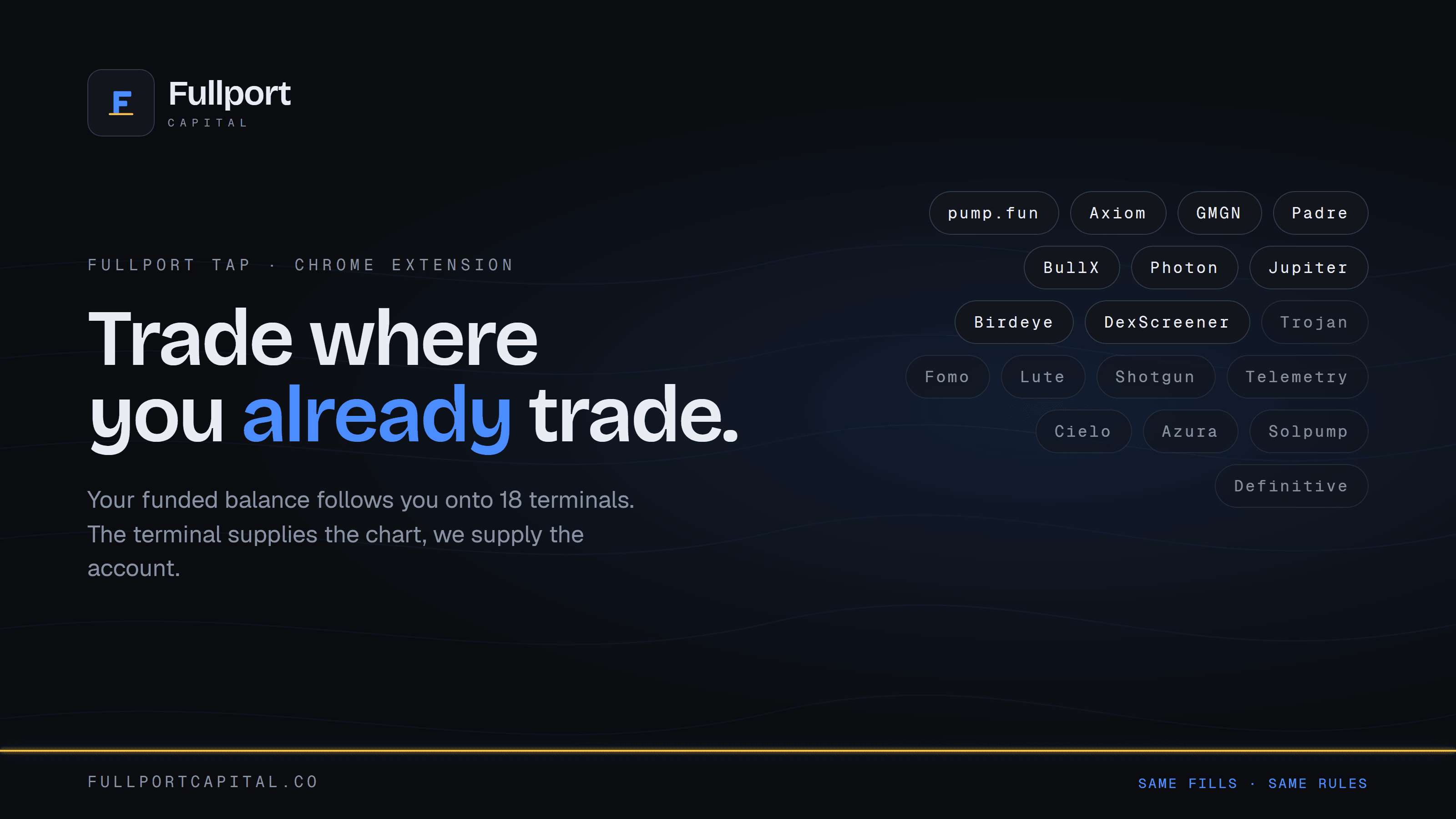 Fullport Capital — Fullport Tap · 16:9